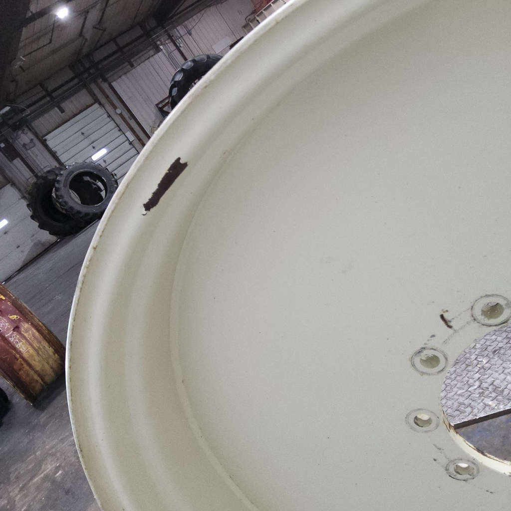 16"W x 42"D, Off White 10-Hole Flat Plate , -1.75" Offset