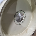 16"W x 42"D, Off White 10-Hole Flat Plate , -1.75" Offset