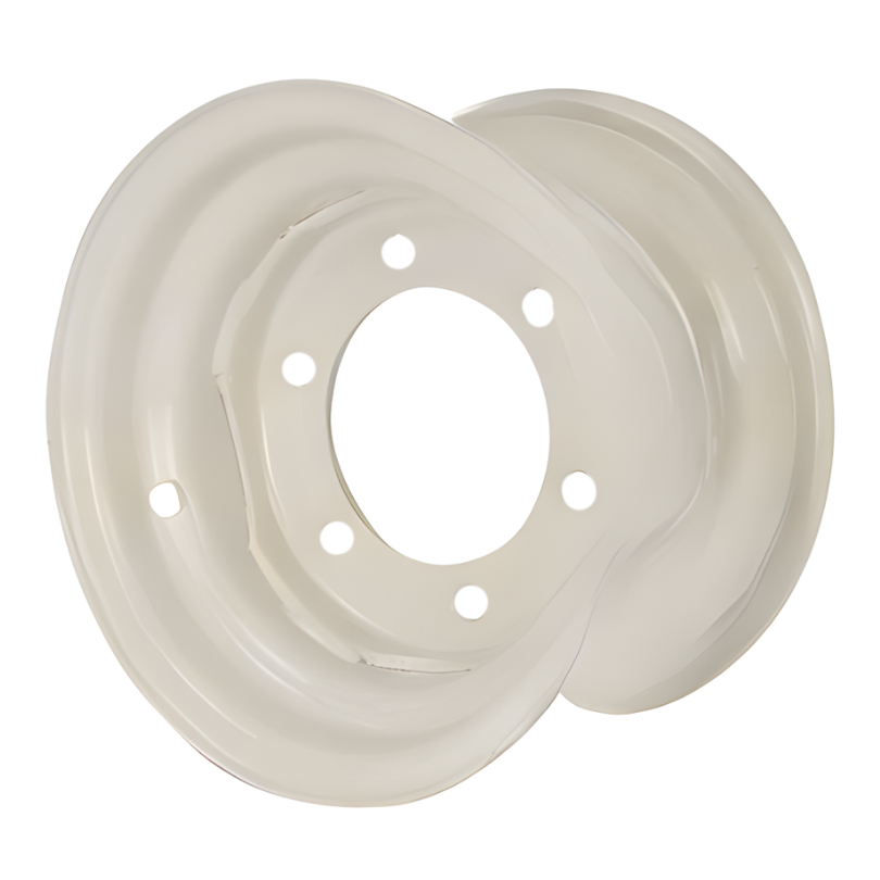6"W x 10"D, Off White 6-Hole Implement