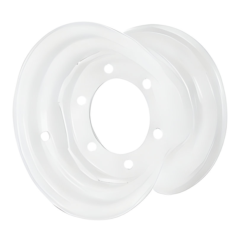 6"W x 10"D, White 6-Hole Implement