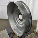 12"W x 54"D, John Deere Yellow 10-Hole Formed Plate , -9.25" Offset