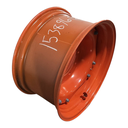 15"W x 28"D, Kubota Orange 8-Hole Waffle Wheel (Groups of 2 Bolts) , 2.5" Offset