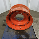 15"W x 28"D, Kubota Orange 8-Hole Waffle Wheel (Groups of 2 Bolts) , 2.5" Offset