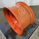 15"W x 28"D, Kubota Orange 8-Hole Waffle Wheel (Groups of 2 Bolts) , 2.5" Offset