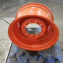 15"W x 28"D, Kubota Orange 8-Hole Waffle Wheel (Groups of 2 Bolts) , 2.5" Offset