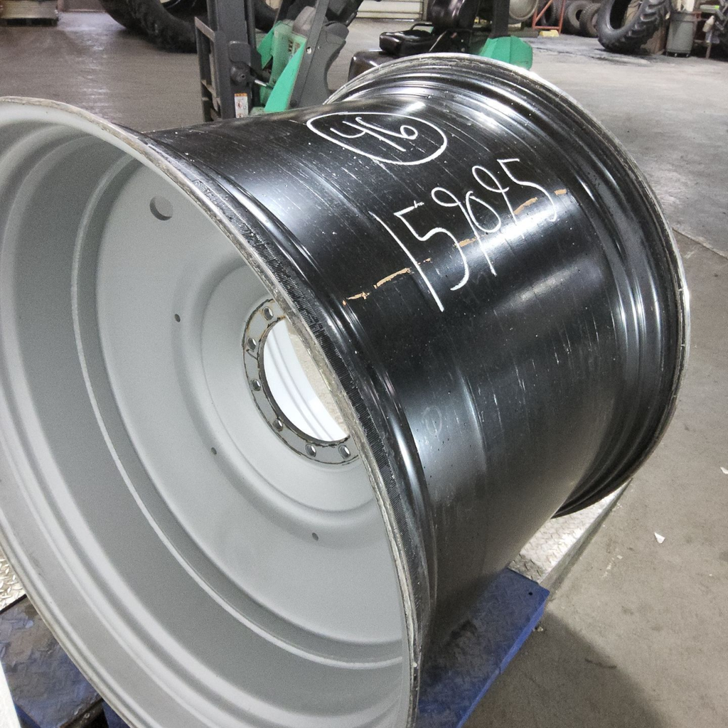 38"W x 46"D, Case IH Silver Mist 10-Hole Formed Plate , -0.81" Offset