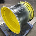 27"W x 32"D, John Deere Yellow 20-Hole Formed Plate , 0.38" Offset