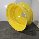 18"W x 42"D, John Deere Yellow 20-Hole Dolly Dual , -15" Offset