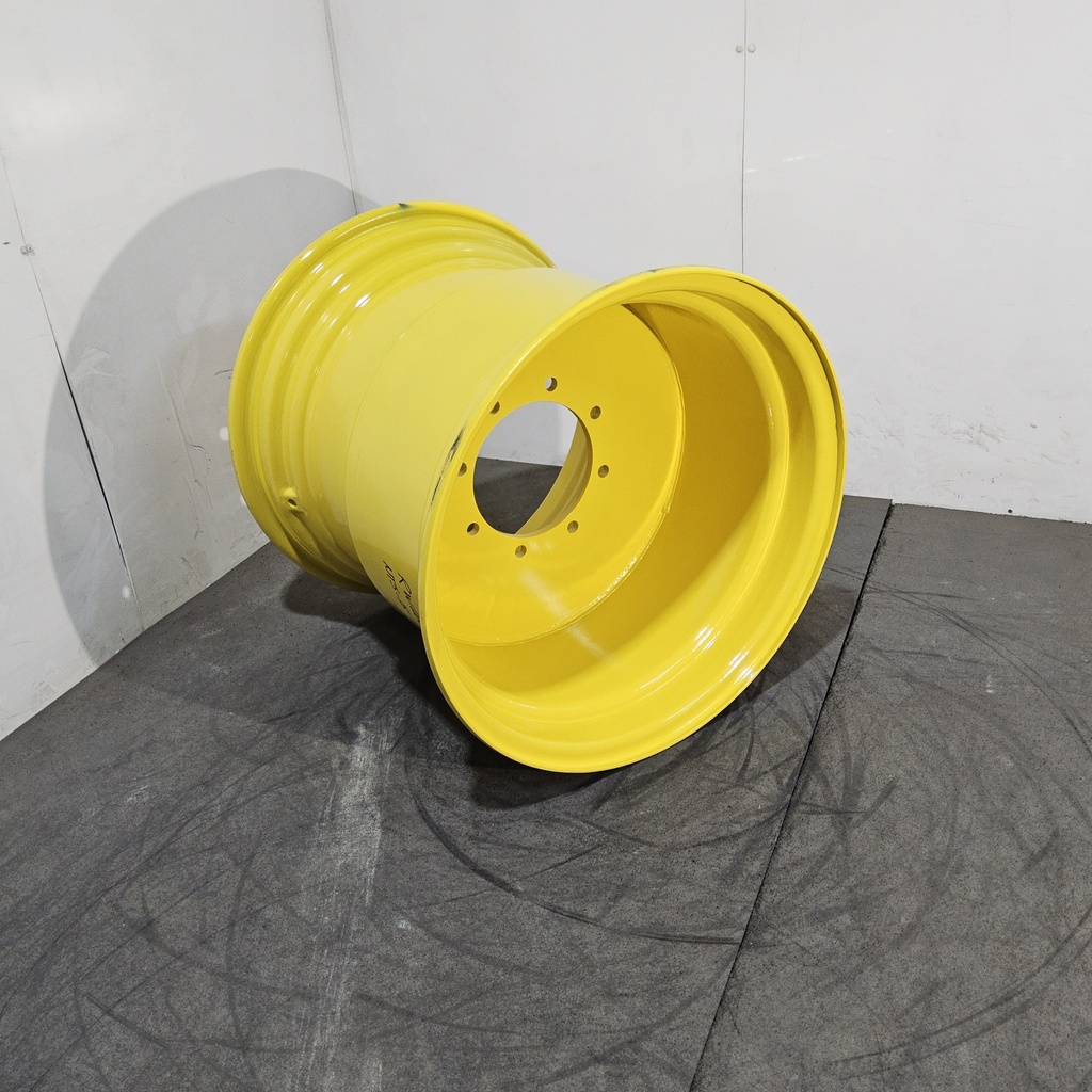 25"W x 26"D, John Deere Yellow 8-Hole Flat Plate , -1" Offset