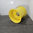 25"W x 26"D, John Deere Yellow 8-Hole Flat Plate , -1" Offset