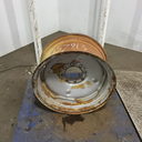 12"W x 24"D, Case IH Silver Mist 8-Hole Formed Plate , 1" Offset