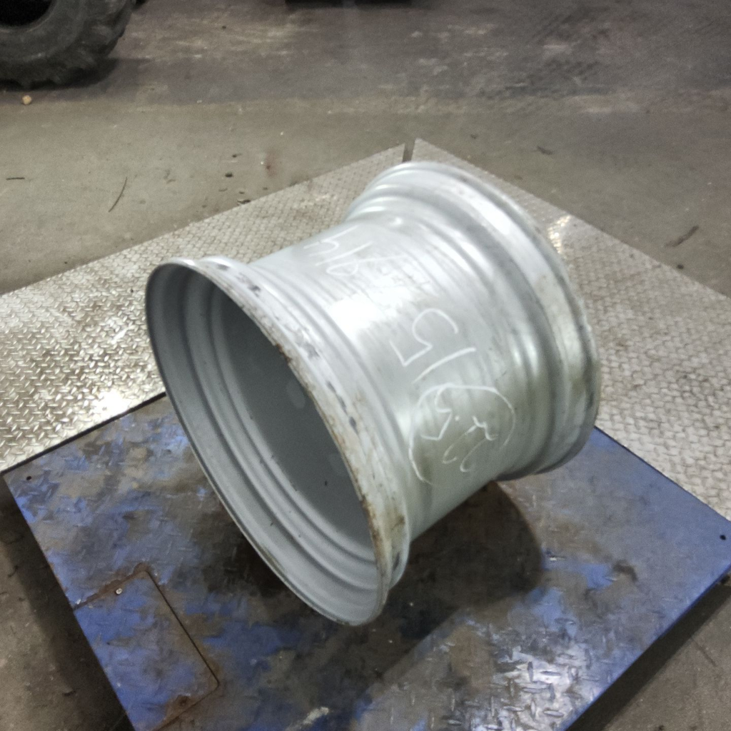 16"W x 22.5"D, Case IH Silver Mist 8-Hole Budd Stud Pilot Wheel , -0.06" Offset