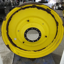 15"W x 50"D, John Deere Yellow 10-Hole Formed Plate , -6.75" Offset