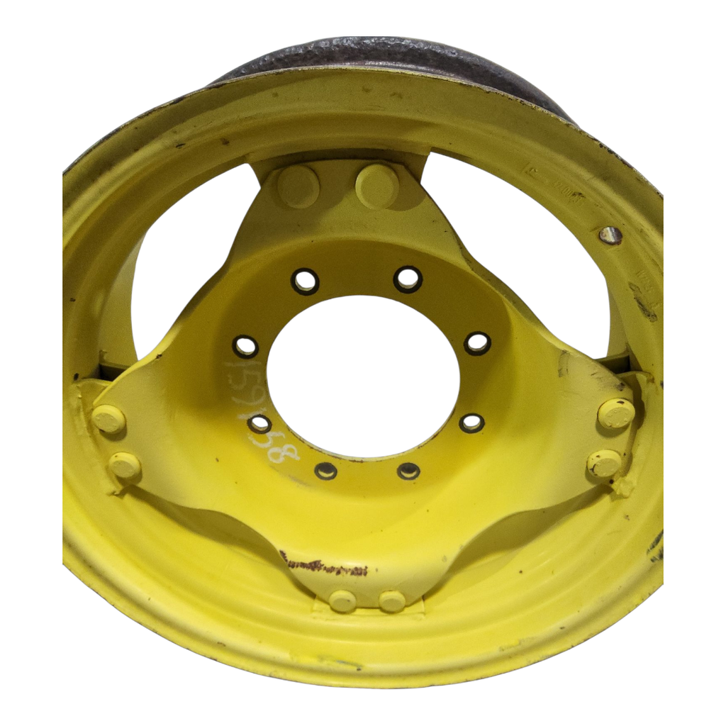 8-Hole Clamp/Loop Style (groups of 2 bolts) Center for 24" Rim, John Deere Yellow