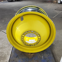 23"W x 38"D, John Deere Yellow 20-Hole Dolly Dual , -16.38" Offset