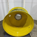 23"W x 38"D, John Deere Yellow 20-Hole Dolly Dual , -16.38" Offset