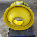 23"W x 38"D, John Deere Yellow 20-Hole Dolly Dual , -16.38" Offset