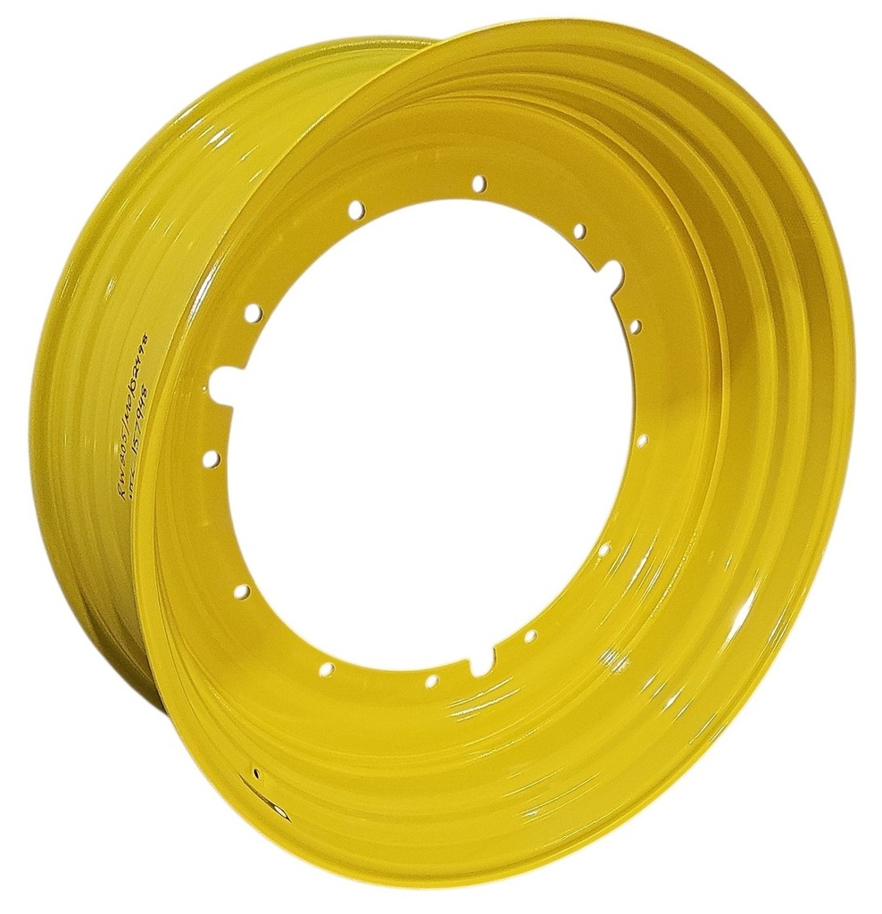 16"W x 46"D, John Deere Yellow 12-Hole Stub Disc , -3.25" Offset