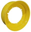 16"W x 46"D, John Deere Yellow 12-Hole Stub Disc , -3.25" Offset
