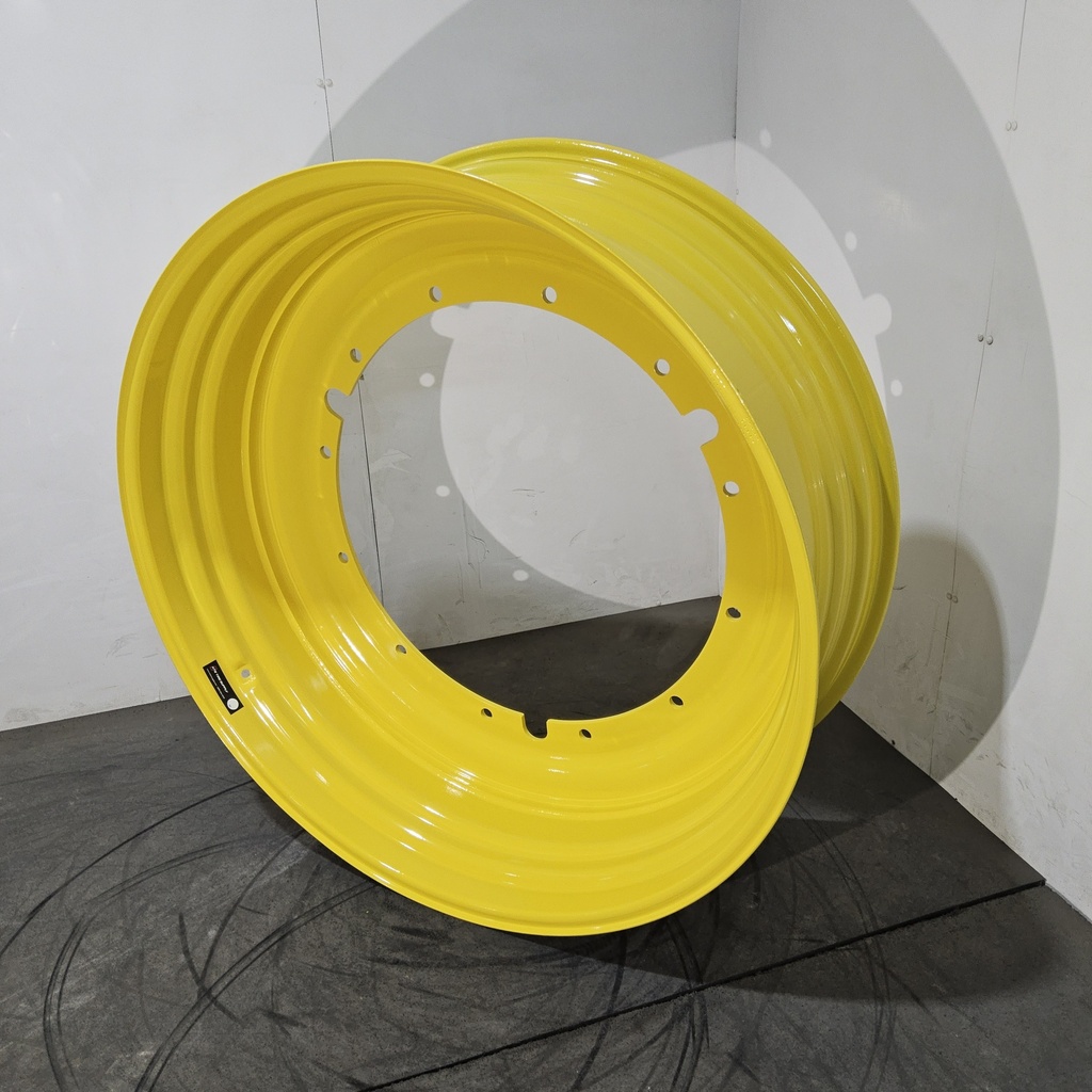 16"W x 46"D, John Deere Yellow 12-Hole Stub Disc , -3.25" Offset