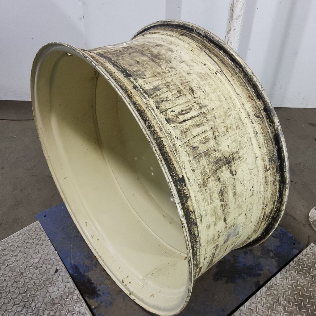 16"W x 38"D, Off White 10-Hole Dolly Dual , -15.12" Offset