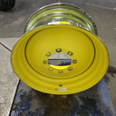 15"W x 30"D, John Deere Yellow 8-Hole Formed Plate , 4.25" Offset