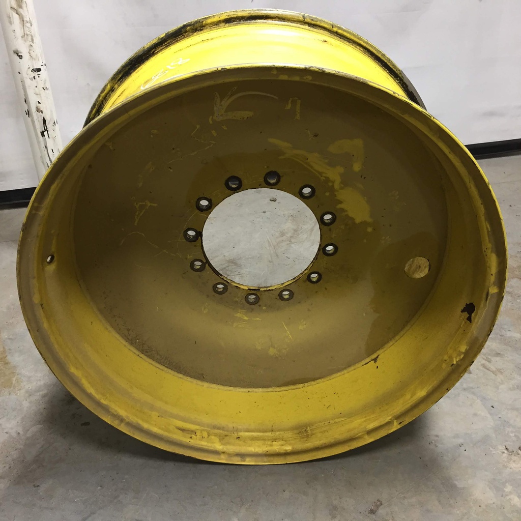 18"W x 38"D, John Deere Yellow 12-Hole Formed Plate Sprayer