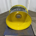 18"W x 28"D, John Deere Yellow 8-Hole Formed Plate , 3" Offset