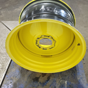 18"W x 28"D, John Deere Yellow 8-Hole Formed Plate , 3" Offset
