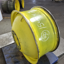 16"W x 38"D, John Deere Yellow 10-Hole Dolly Dual , -13" Offset