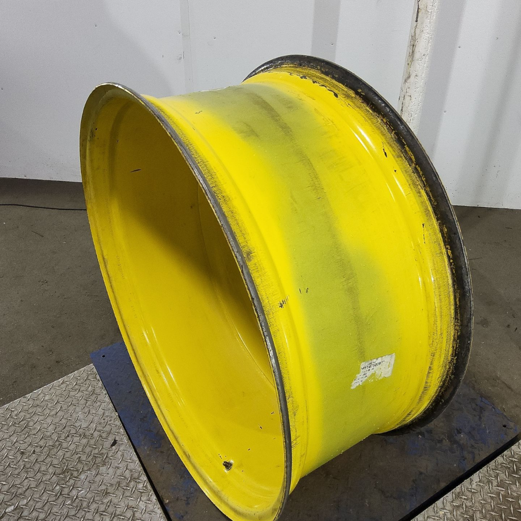 16"W x 38"D, John Deere Yellow 10-Hole Dolly Dual , -15.12" Offset