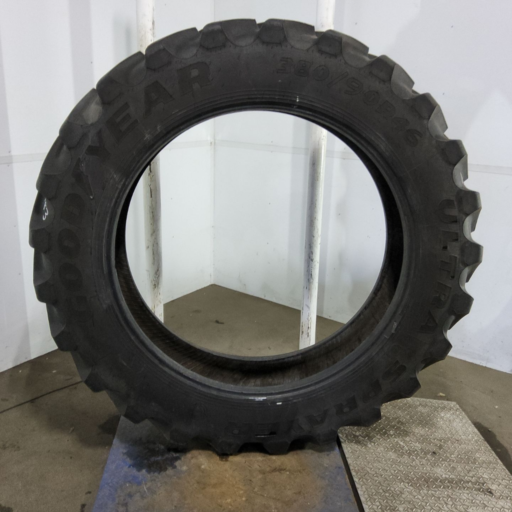 380/90R46 Goodyear Farm Ultra Sprayer R-1 168B 95%