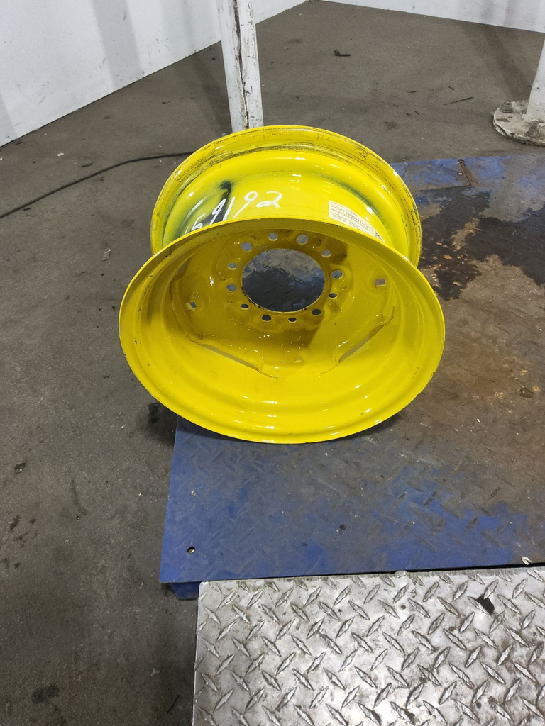 7"W x 14"D, John Deere Yellow 6-Hole Implement , 1.75" Offset