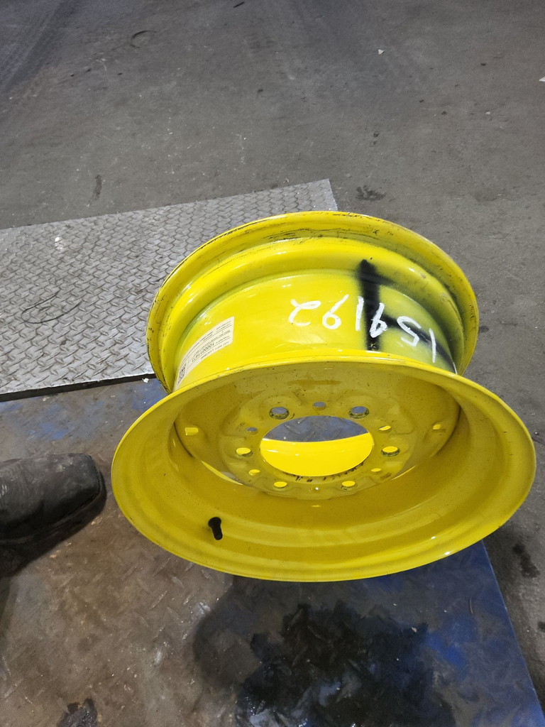 7"W x 14"D, John Deere Yellow 6-Hole Implement , 1.75" Offset