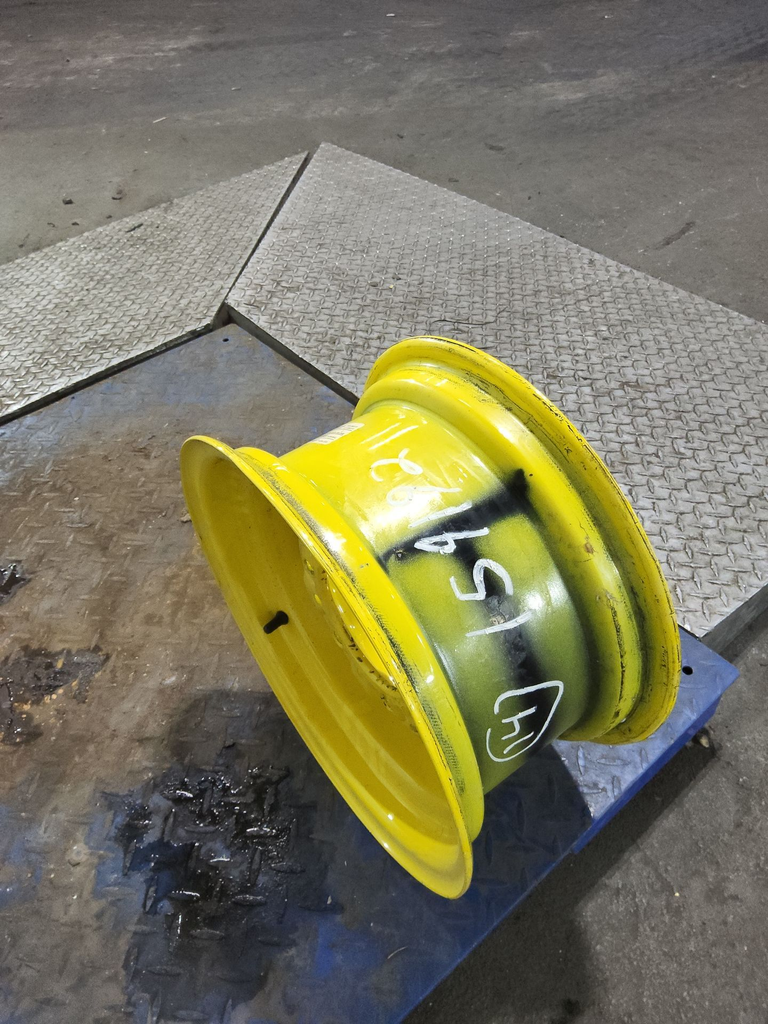 7"W x 14"D, John Deere Yellow 6-Hole Implement , 1.75" Offset