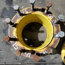 10 to 10-Hole 10"L Hub Extension, John Deere Yellow