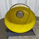 18"W x 38"D, John Deere Yellow 10-Hole Dolly Dual , -15.12" Offset