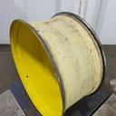 18"W x 38"D, John Deere Yellow 10-Hole Dolly Dual , -15.12" Offset