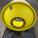 18"W x 38"D, John Deere Yellow 10-Hole Dolly Dual , -15.12" Offset