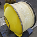 18"W x 38"D, John Deere Yellow 10-Hole Dolly Dual , -15.12" Offset