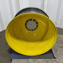 18"W x 38"D, John Deere Yellow 10-Hole Dolly Dual , -15.12" Offset