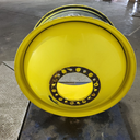 18"W x 38"D, John Deere Yellow 10-Hole Dolly Dual , -15.12" Offset