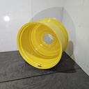 23"W x 38"D, John Deere Yellow 10-Hole Formed Plate , -11.12" Offset