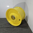 23"W x 38"D, John Deere Yellow 10-Hole Formed Plate , -11.12" Offset