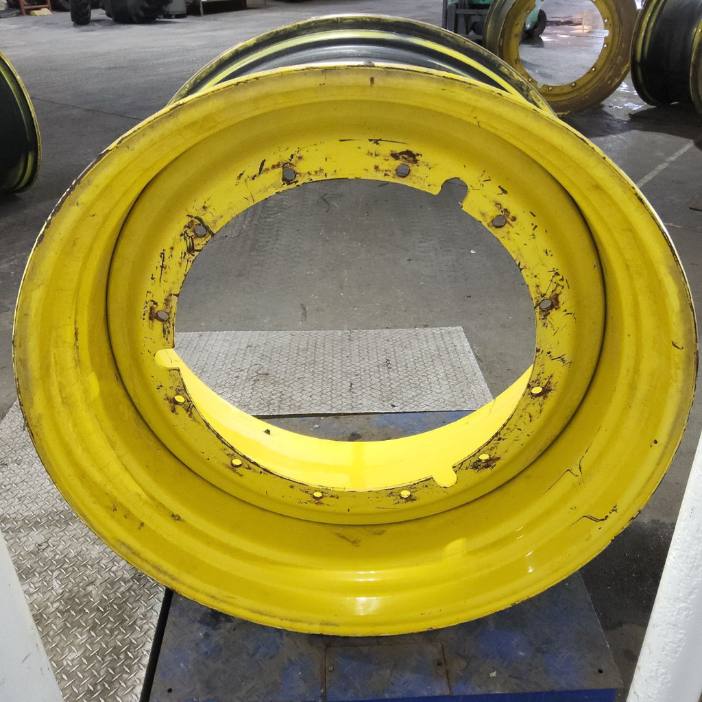 25"W x 46"D, John Deere Yellow 12-Hole Stub Disc , -5.12" Offset 4940 JD sprayer 