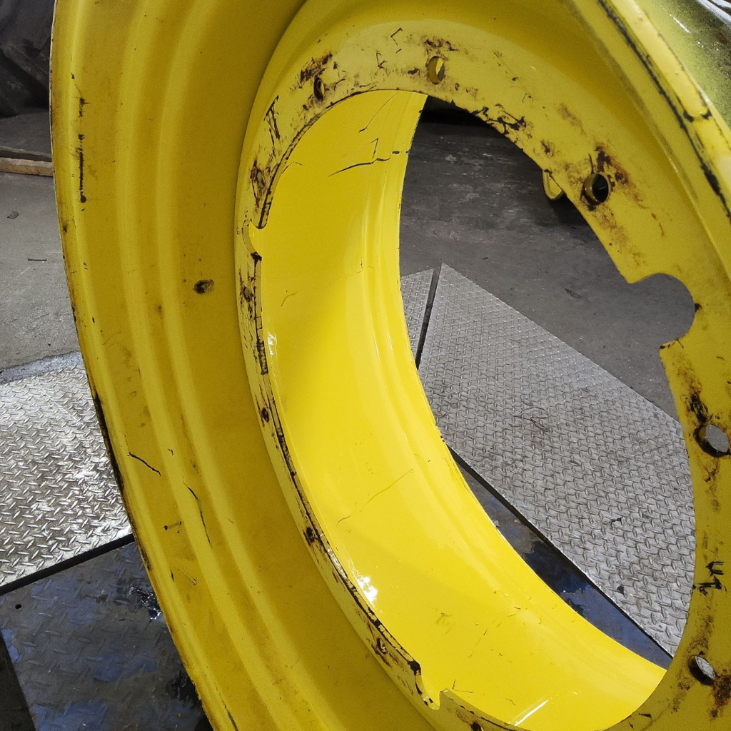 25"W x 46"D, John Deere Yellow 12-Hole Stub Disc , -5.12" Offset 4940 JD sprayer 