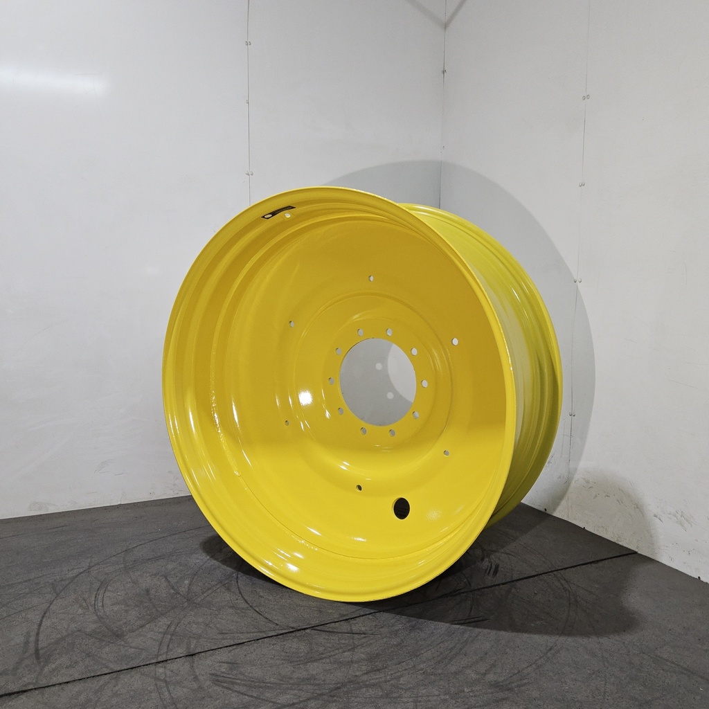 16"W x 42"D, John Deere Yellow 10-Hole Formed Plate , -5.75" Offset