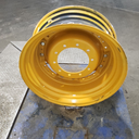 13"W x 30"D, New Holland White 8-Hole Waffle Wheel (Groups of 2 Bolts) , 6.88" Offset
