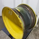 23"W x 38"D, John Deere Yellow 20-Hole Dolly Dual , -16.38" Offset