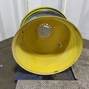 23"W x 38"D, John Deere Yellow 20-Hole Dolly Dual , -16.38" Offset